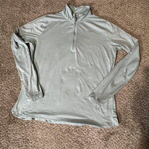 Nike Dri-FIT Running Pullover Mens XL Gray 1/4 Zip Lightweight Athletic Shirt